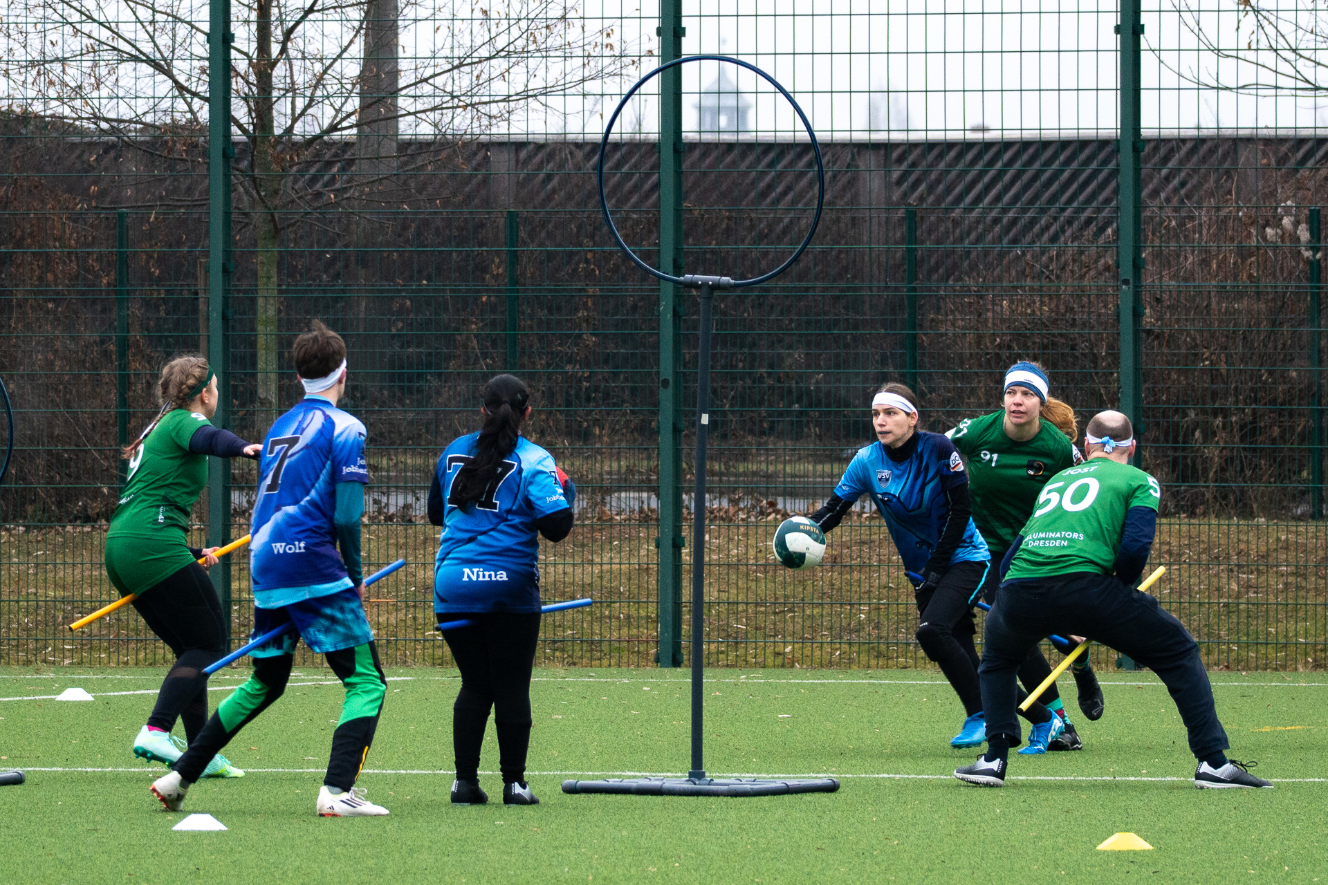 Quidditch/Quadball bei der Regionalliga Ost in Dresden