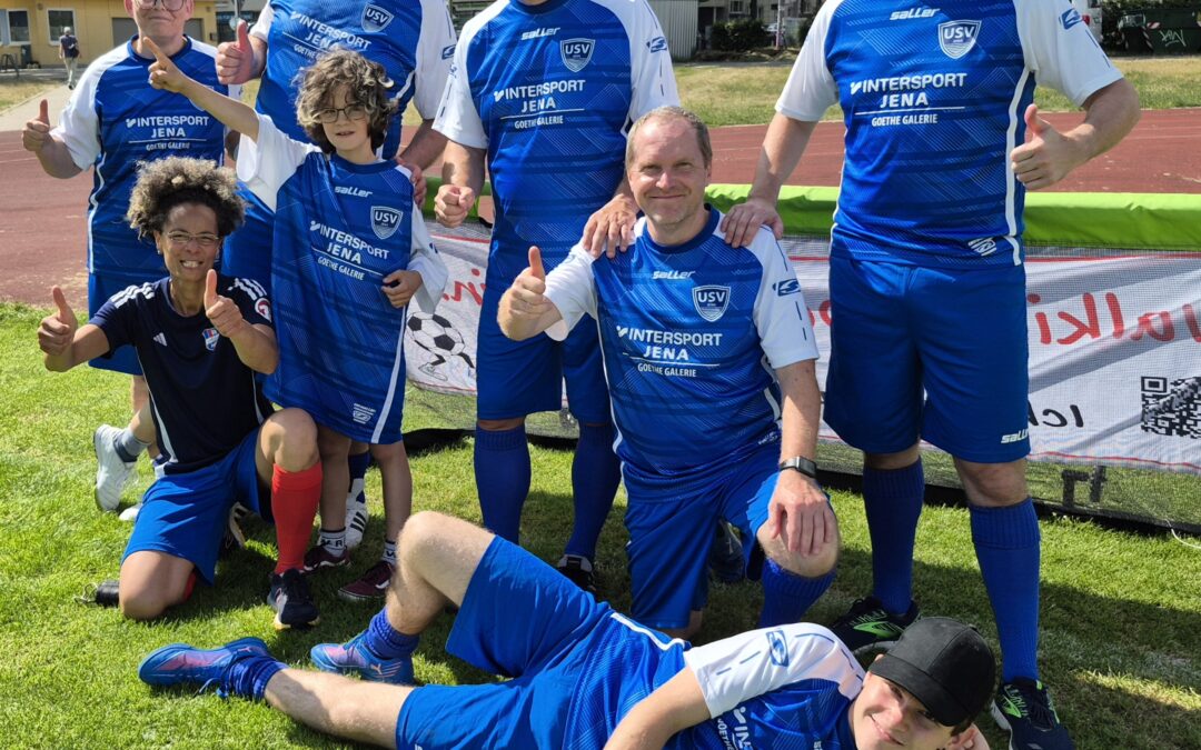 Gehfussball Turnier Berlin Teamfoto