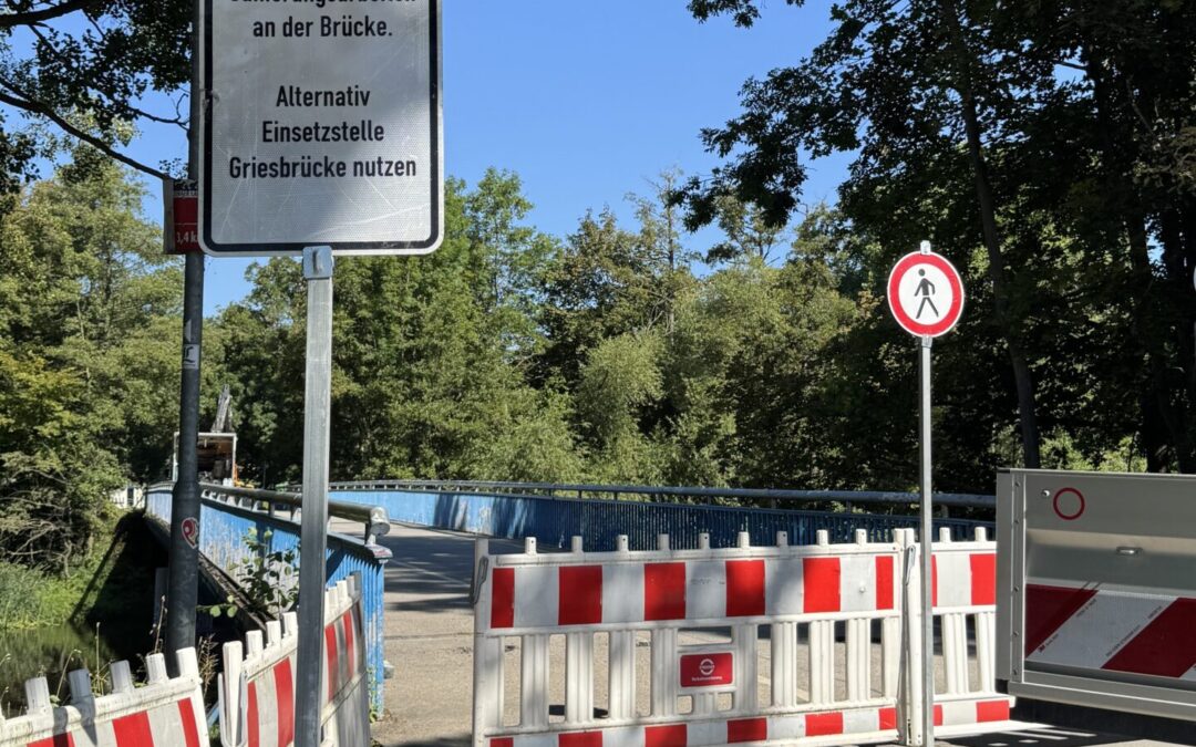 Saale‑Brücke gesperrt