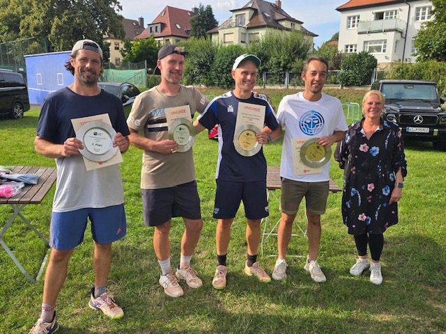 Siegerehrung Herren 30 Doppel